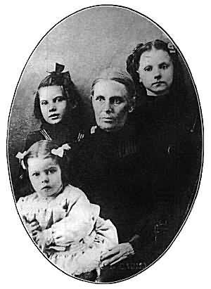 C. Matilda Kise with grandchildren
